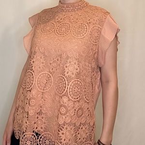 Belldini Embroidered Blouse Large